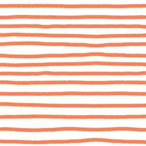 Sketchy Stripes // Persimmon 