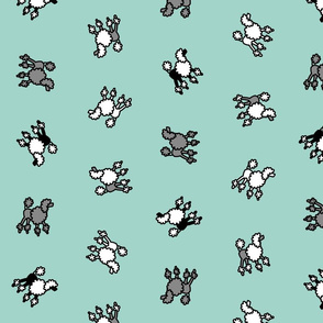 scattered_poodles_on_turquoise