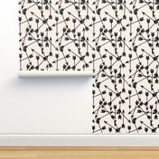 arrows scattered // small version tribal scattered southwest black and champagne minimal print