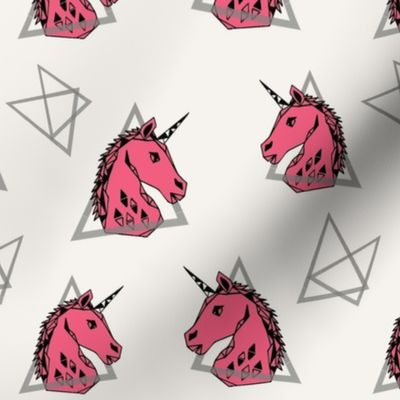 geo unicorn // trendy rad 80s unicorn fancy unicorn design cute girls 