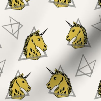 geo unicorn // mustard unicorn 80s trendy cool kids cute rad unicorn