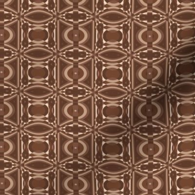 Brown Geometric © Gingezel™