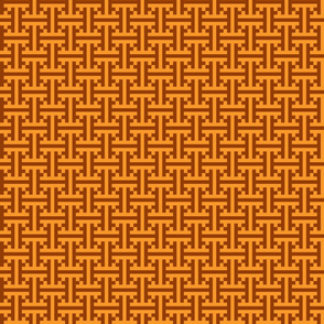 geometric orange pattern