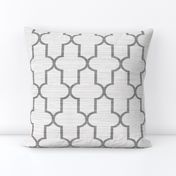 Textured Moroccan Quatrefoil in Cashmere