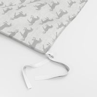 Unicorn Stampede in Black and White