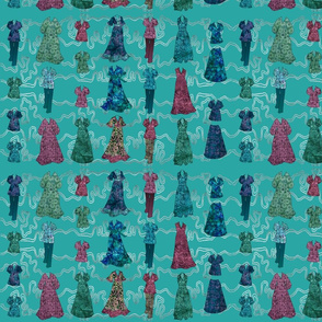 Batik Fashions - small - turquoise