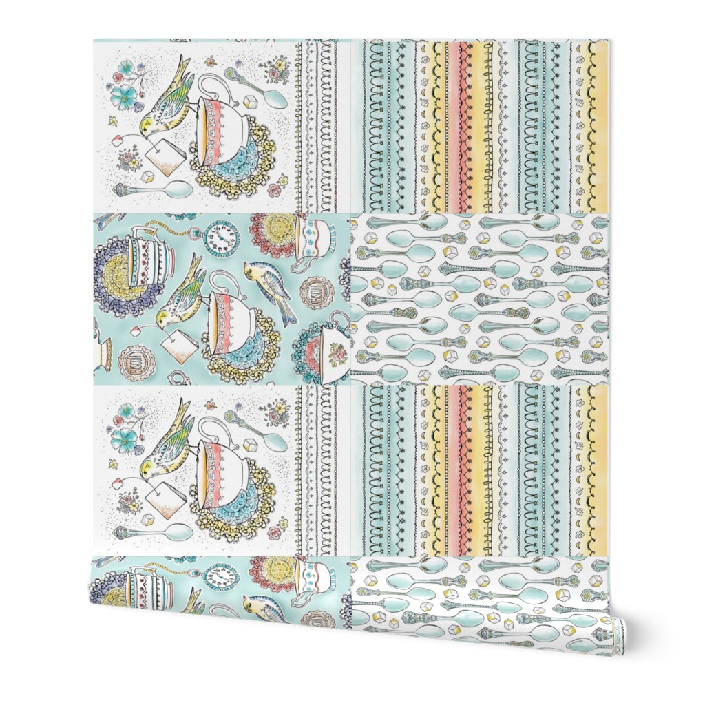 Tea Time Kitchen Towel Set Of 4 Designs