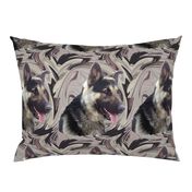 German Shepherd swirl Portrait