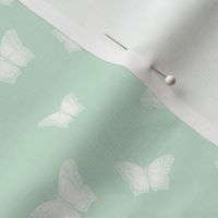 Delicate Butterfly Romantic Light Sea Green