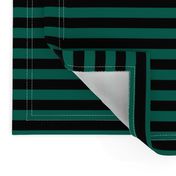 Stripes - Black and Teal Green (1/2 inch stripe) (2000)