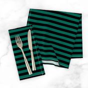 Stripes - Black and Teal Green (1/2 inch stripe) (2000)