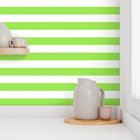 Stripes - Bright Spring Green Nautical (2 inch)