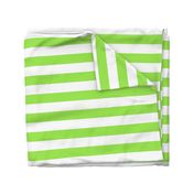 Stripes - Bright Spring Green Nautical (2 inch)