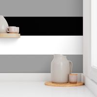 Stripes - Classic Black White Grey {re-sizable} 