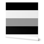 Stripes - Classic Black White Grey {re-sizable} 