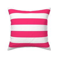 Pink & White Stripe Nautical (2-inch)