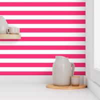 Pink & White Stripe Nautical (2-inch)