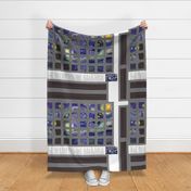 Starry   Night Cheater Quilt