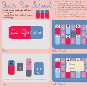 'La Gomme' Pencil Case Kit