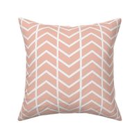 chevron stripe Dusty pink