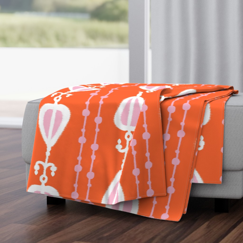 Sweet Heart Stripe-white/ darker orange