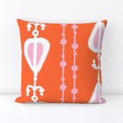 Sweet Heart Stripe-white/ darker orange