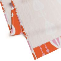 Sweet Heart Stripe-white/ darker orange