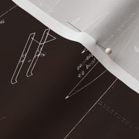 airplane plans brown