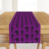  Purple Large silhouette of the walking dead