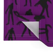  Purple Large silhouette of the walking dead