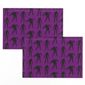  Purple Large silhouette of the walking dead