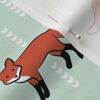 Fox On Mint