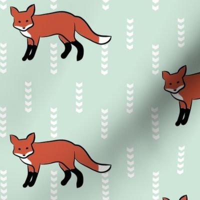 Fox On Mint