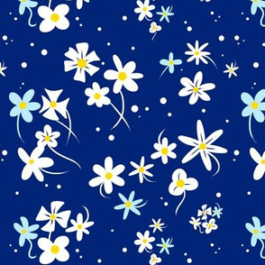 ChibiUsa's Blue Floral Dress Manga Pattern