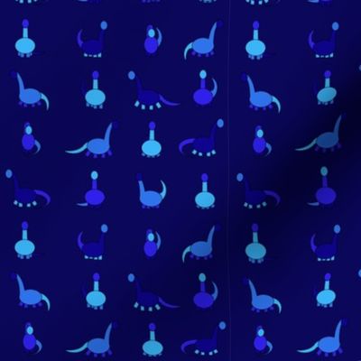 blue dinosaurs