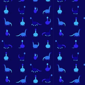 blue dinosaurs