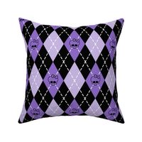 Monster High - Purple rhombus (argyle)