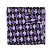 Monster High - Purple rhombus (argyle)