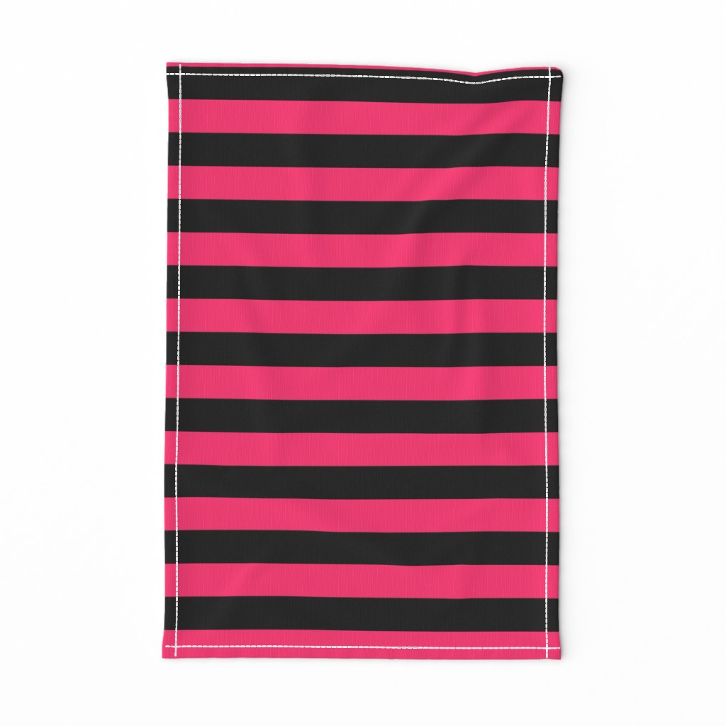 Stripes - Black and Hot Pink Bands