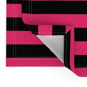 Stripes - Black and Hot Pink Bands