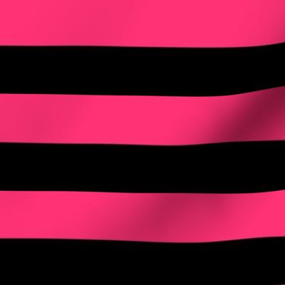 Stripes - Black and Hot Pink Bands