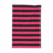 Stripes - Black and Hot Pink Bands