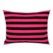 Stripes - Black and Hot Pink Bands