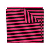 Stripes - Black and Hot Pink Bands