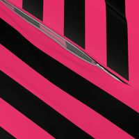 Stripes - Black and Hot Pink Bands