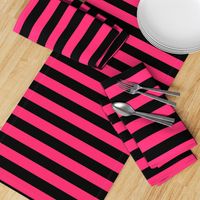 Stripes - Black and Hot Pink Bands