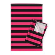 Stripes - Black and Hot Pink Bands