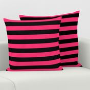 Stripes - Black and Hot Pink Bands