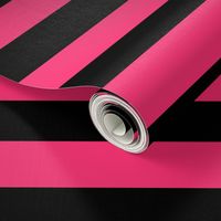 Stripes - Black and Hot Pink Bands