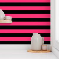 Stripes - Black and Hot Pink Bands